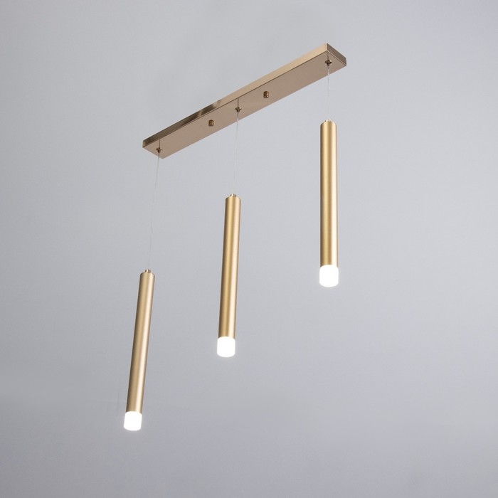 Светильник BayerLux Подвес BayerLuxной "Лейсана" 3хLED 3Вт 4000К золото 50х3х33-203см