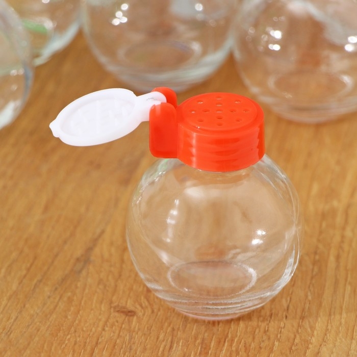 Набор стеклянных солонок Доляна «Шар», 60 мл, 5×7 см, 20 предметов, цвет МИКС Набор стеклянных солонок Доляна «Шар», 60 мл, 5×7 см, 20 предметов, цвет МИКС