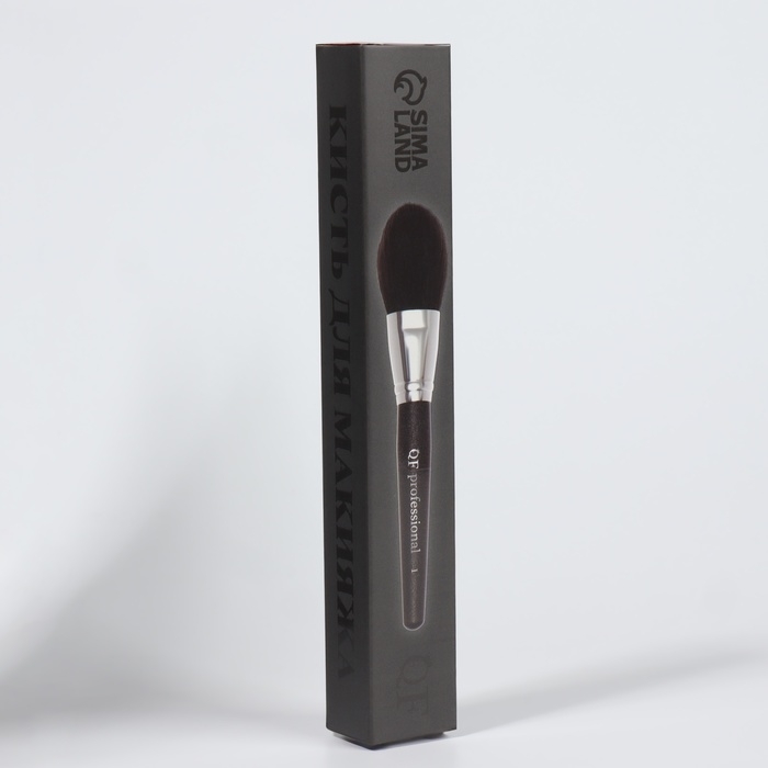 Кисть для макияжа &laquo;PREMIUM&raquo;, 19 см, цвет чёрный