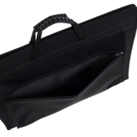 Папка для чертежей и рисунков для художников А3, 470 х 350 х 40 мм, с ручками, каркасная, текстильная, "Вдохновение" 1B31, карман, чёрная Папка для чертежей и рисунков для художников А3, 470 х 350 х 40 мм, с ручками, каркасная, текстильная, "Вдохновение" 1B31, карман, чёрная