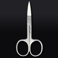 Ножницы маникюрные «Premium», загнутые, широкие, 9 см, на блистере, цвет серебристый Ножницы маникюрные «Premium», загнутые, широкие, 9 см, на блистере, цвет серебристый