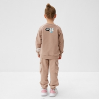 Свитшот детский MINAKU, цвет бежевый, рост 104 см Свитшот детский MINAKU, цвет бежевый, рост 104 см