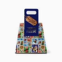 Коробка новогодняя складная с ручками &laquo;Новогодняя почта&raquo; 23 х 8 х 32 см, Новый год