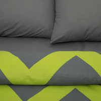 Постельное бельё Этель дуэт &laquo;Зелёный шеврон&raquo; 143х215- 2 шт, 240*220, 70х70-2 шт