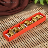 Нэцке полистоун "Золотые слоны" набор 6 шт 3х3,5х1,7 см Нэцке полистоун "Золотые слоны" набор 6 шт 3х3,5х1,7 см