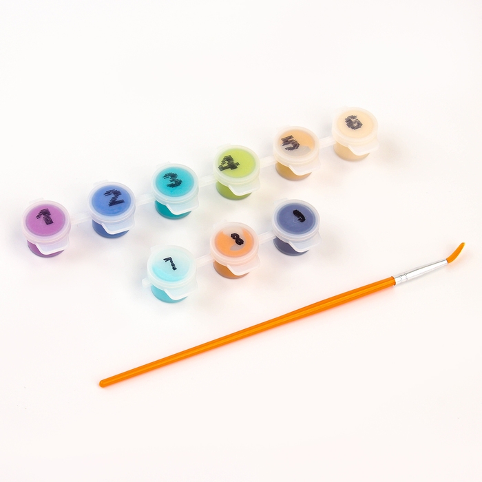 Картина по номерам &laquo;Зайчик в лесу&raquo;, 20 &times; 20, на холсте, с подрамником