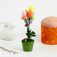 Декор пасхальный «Яйца в горшочке» 8 × 8 × 28 см Декор пасхальный «Яйца в горшочке» 8 × 8 × 28 см