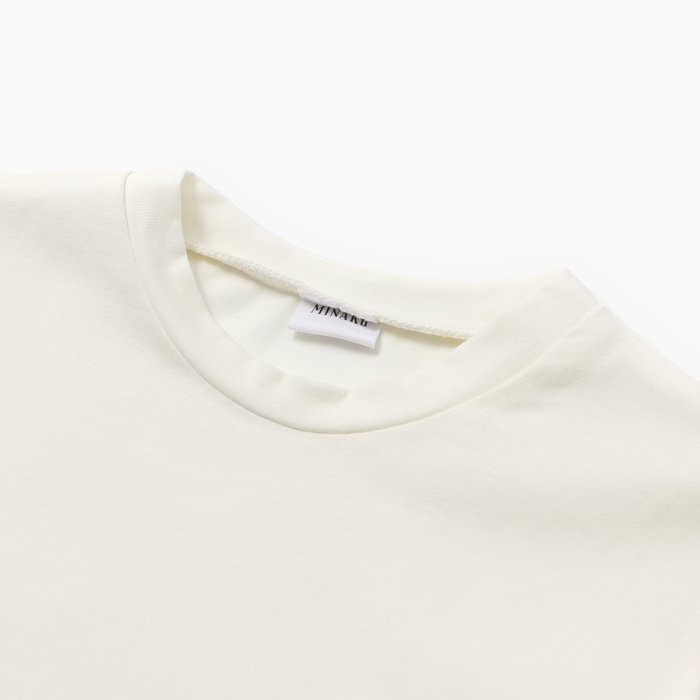 Комплект для девочки (футболка и велосипедки) MINAKU, цвет голубой, рост 104 см Комплект для девочки (футболка и велосипедки) MINAKU, цвет голубой, рост 104 см