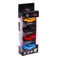 Набор металлических машин «Классика», 4 штуки, 1:48, инерция, открываются двери Набор металлических машин «Классика», 4 штуки, 1:48, инерция, открываются двери