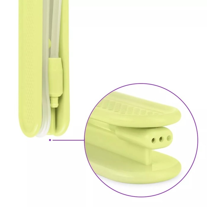 Ирригатор Kitfort КТ-2957-2, портативный, 320 мл, 3 режима, 2 насадки, от АКБ, бело-жёлтый