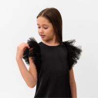 Платье нарядное детское MINAKU: PartyDress цвет черный, рост 146
