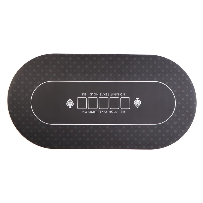 Сукно для покера, прорезиненное, 120 х 60 см, толщина 3 мм, черное Сукно для покера, прорезиненное, 120 х 60 см, толщина 3 мм, черное