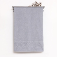 Полотенце махровое Flashlights 50Х90см, цвет серый, 305г/м2, 100% хлопок Полотенце махровое Flashlights 50Х90см, цвет серый, 305г/м2, 100% хлопок