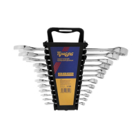 Набор ключей комбинированных в холдере ТУНДРА, CrV, зеркальные, 6 - 22 мм, 12 шт. Набор ключей комбинированных в холдере ТУНДРА, CrV, зеркальные, 6 - 22 мм, 12 шт.