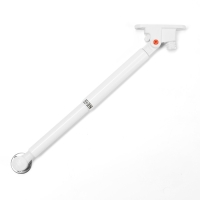 Газлифт 100N CAPPIO, с доводчиком, бесшумное открывание/закрывание, белый, с доп. защитой