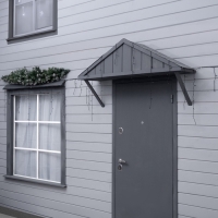 Гирлянда &laquo;Бахрома&raquo; 25 &times; 0.7 м, IP44, УМС, тёмная нить, 450 LED, свечение мульти, 220 В