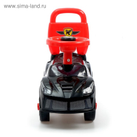 Толокар «Ночной гонщик», звуковые эффекты, цвет черный Толокар «Ночной гонщик», звуковые эффекты, цвет черный