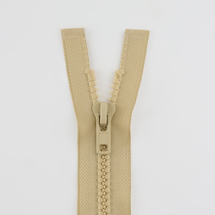 Молния &laquo;Трактор&raquo;, №8, разъёмная, замок автомат, 100 см, цвет бежевый