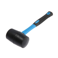 Киянка ТУНДРА, фиберглассовая рукоятка, черная резина, 650 г Киянка ТУНДРА, фиберглассовая рукоятка, черная резина, 650 г