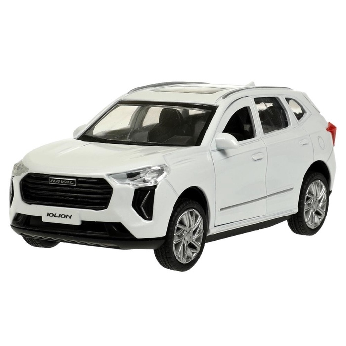 Машинка металлическая Haval jolion, открываются двери, багажник, инерция, 12 см, белый Машинка металлическая Haval jolion, открываются двери, багажник, инерция, 12 см, белый