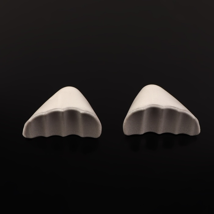 Вставки для уменьшения размера обуви, регулируемые, 5,5 &times; 4 см, пара, цвет серый