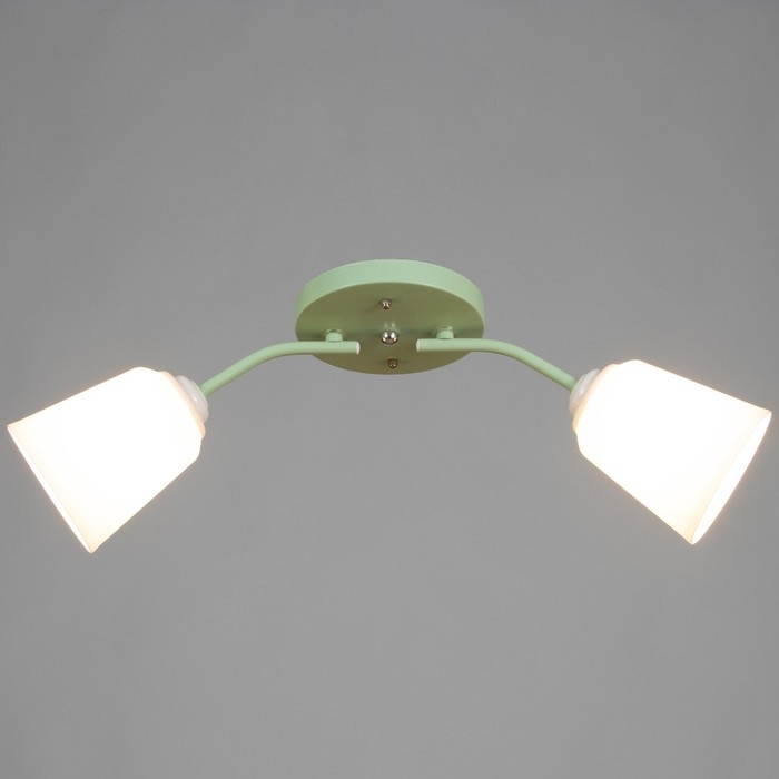 Люстра Люстра "Онлайн" (цил.) 2х15Вт Е27 МОДЕЛЬ:BR 00282 мятный 50х15х15см