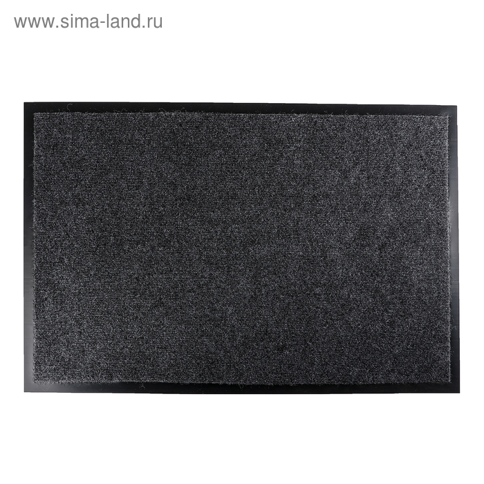 Коврик придверный влаговпитывающий Tuff, 60&times;90 см, цвет серый