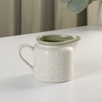 Набор сервировочный &laquo;Домик в деревне&raquo;, 2 предмета: банка для сахара 300 мл, молочник 300 мл, керамические, цвет белый