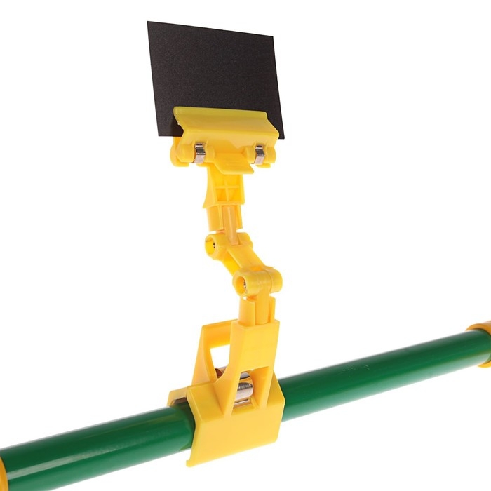 Ценникодержатель с зажимом 18,5×5,4×4, вращающийся 360 градусов, цвет МИКС Ценникодержатель с зажимом 18,5×5,4×4, вращающийся 360 градусов, цвет МИКС