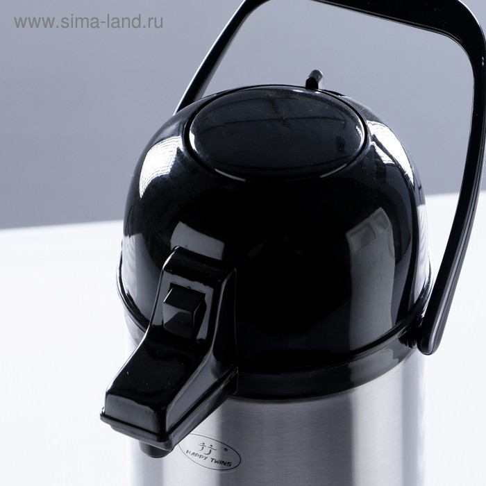 Термос-гейзер 1.9 л, со стеклянной колбой, сохраняет тепло 12 ч, с пневмонасосом Термос-гейзер 1.9 л, со стеклянной колбой, сохраняет тепло 12 ч, с пневмонасосом