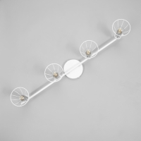 Светильник "Бостон" 4х60Вт Е14 белый/хром Светильник "Бостон" 4х60Вт Е14 белый/хром