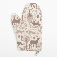 Новый год.Варежка-прихватка Доляна Forest dwellers 20х27 см, 100% хл, ватин 250г/м2 Новый год.Варежка-прихватка Доляна Forest dwellers 20х27 см, 100% хл, ватин 250г/м2