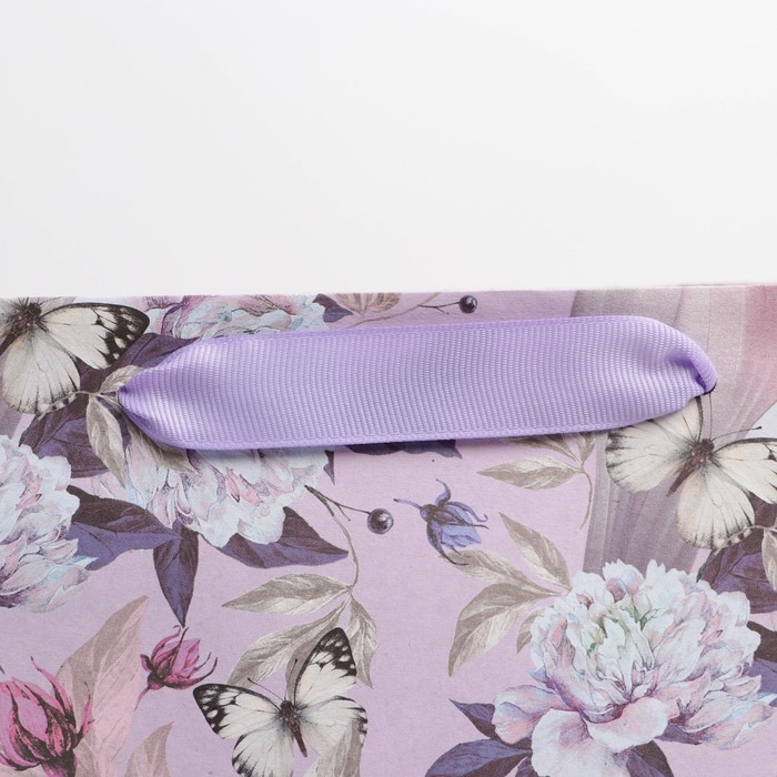 Пакет подарочный крафтовый вертикальный, упаковка, &laquo;Живи мечтой&raquo;, ML 23 х 27 х 11.5 см