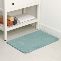Коврик для дома Доляна «Софт», 50×80 см, цвет бирюзовый Коврик для дома Доляна «Софт», 50×80 см, цвет бирюзовый