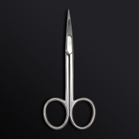 Ножницы маникюрные «Premium», загнутые, узкие, 10,5 см, на блистере, цвет серебристый Ножницы маникюрные «Premium», загнутые, узкие, 10,5 см, на блистере, цвет серебристый