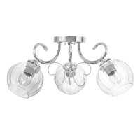 Люстра "Эшли" 3х40Вт Е27 Хром 53х53х20см Люстра "Эшли" 3х40Вт Е27 Хром 53х53х20см