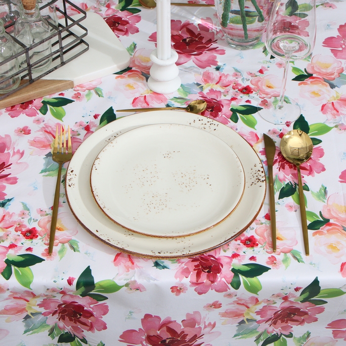 Скатерть Доляна Пастель 137*180 см, 140гр/м2