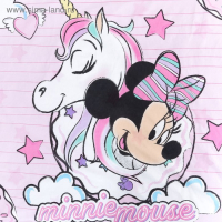 Детское постельное бельё 1,5 сп "Minnie Mouse" с единорогом, 143*215 см, 150*214 см, 50*70 см -1 шт, поплин Детское постельное бельё 1,5 сп "Minnie Mouse" с единорогом, 143*215 см, 150*214 см, 50*70 см -1 шт, поплин