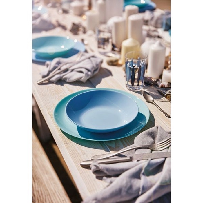 Блюдо Luminarc DIWALI GRANITE, d=32 см, стеклокерамика, серое Блюдо Luminarc DIWALI GRANITE, d=32 см, стеклокерамика, серое