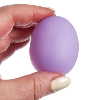 Набор резиновых игрушек для ванны &laquo;Яички&raquo;, пастельный цвет, 3 шт, с пищалкой, цвет МИКС, Крошка Я