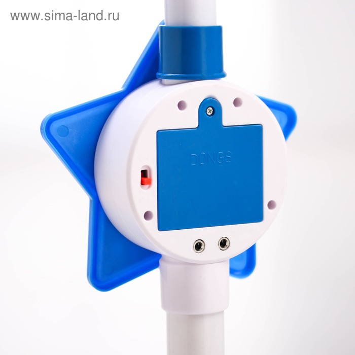 Микрофон музыкальный на стойке &laquo;Холодное сердце&raquo;, звук, свет