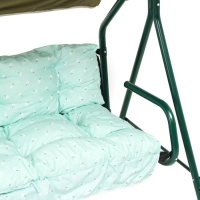 Качели садовые "Муза" 120 х 190 х 150 см, макс. нагрузка 180 кг, зеленый Качели садовые "Муза" 120 х 190 х 150 см, макс. нагрузка 180 кг, зеленый