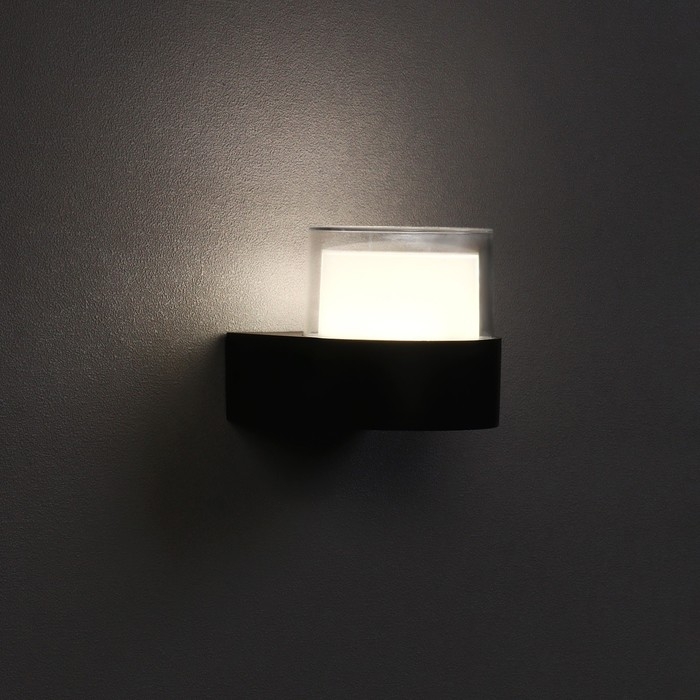 Светильник фасадный «Гранд», FSD-039, 5 Вт, 4000К, IP65, 220 В, пластик, черный Светильник фасадный «Гранд», FSD-039, 5 Вт, 4000К, IP65, 220 В, пластик, черный