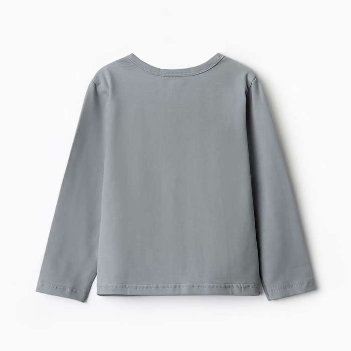 Лонгслив детский KAFTAN, р. 34 (122-128 см), серый