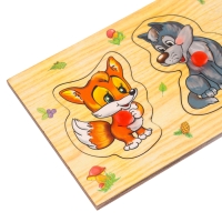 Рамка - вкладыш малая &laquo;Лесные жители&raquo;, 5 элементов