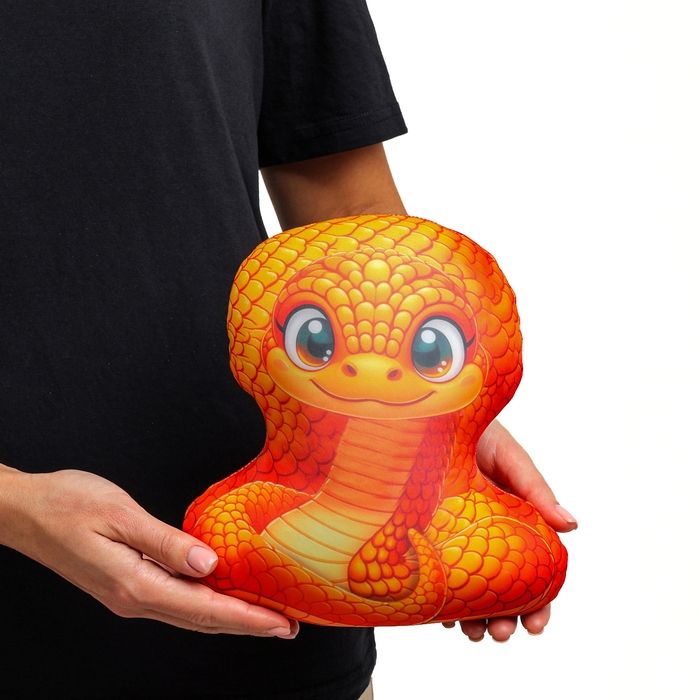 Новый год! Антистресс игрушка &laquo;Змея&raquo;, оранжевая