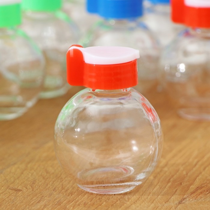 Набор стеклянных солонок Доляна «Шар», 60 мл, 5×7 см, 20 предметов, цвет МИКС Набор стеклянных солонок Доляна «Шар», 60 мл, 5×7 см, 20 предметов, цвет МИКС