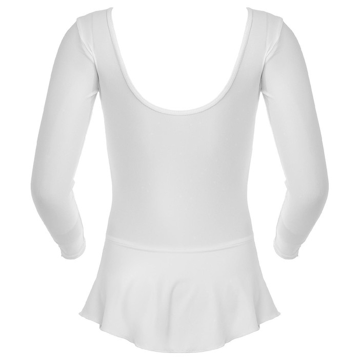 Купальник для гимнастики и танцев Grace Dance, р. 32, цвет белый Купальник для гимнастики и танцев Grace Dance, р. 32, цвет белый