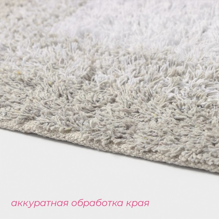 Коврик для дома Доляна &laquo;Акварель&raquo;, 40&times;60 см, цвет бежевый