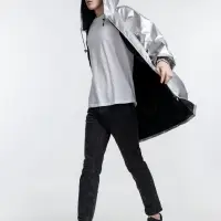 Дождевик Palladio Pockets, серебристый, размер XXL